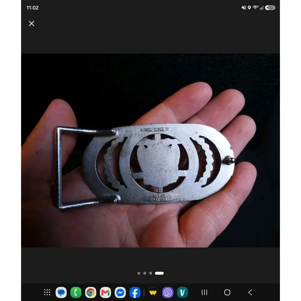 vintage 32nd-degree Scottish Rite Freemason belt buckle